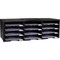 Storex 12-Compartment Literature Organizer/Document Sorter, Black (Drop Ship Approved Packing) (replaces 61602U01C)